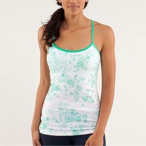 Lululemon Power Y Tank *Luon Light
Frangipani Very Green / Very Green size 4